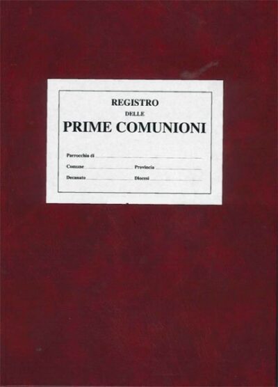 Registro delle Prime Comunioni
