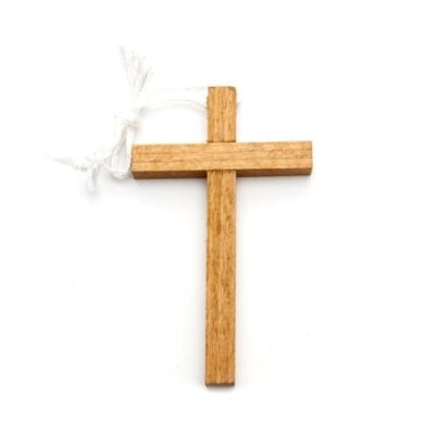 croce in legno - prima comunione chiaro
