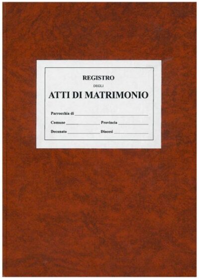 Registro degli Atti di Matrimonio