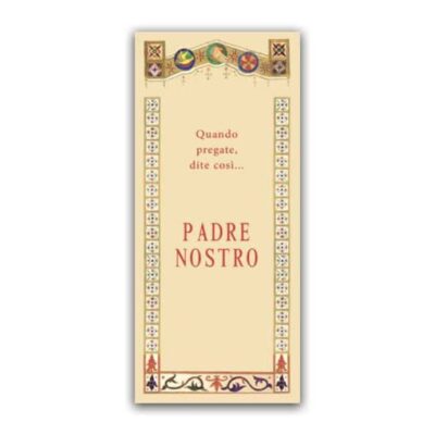 Immaginetta Padre Nostro - Nuovo   PR